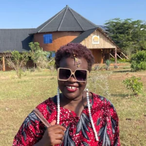 Beverley at Kidepo Valley National Park.