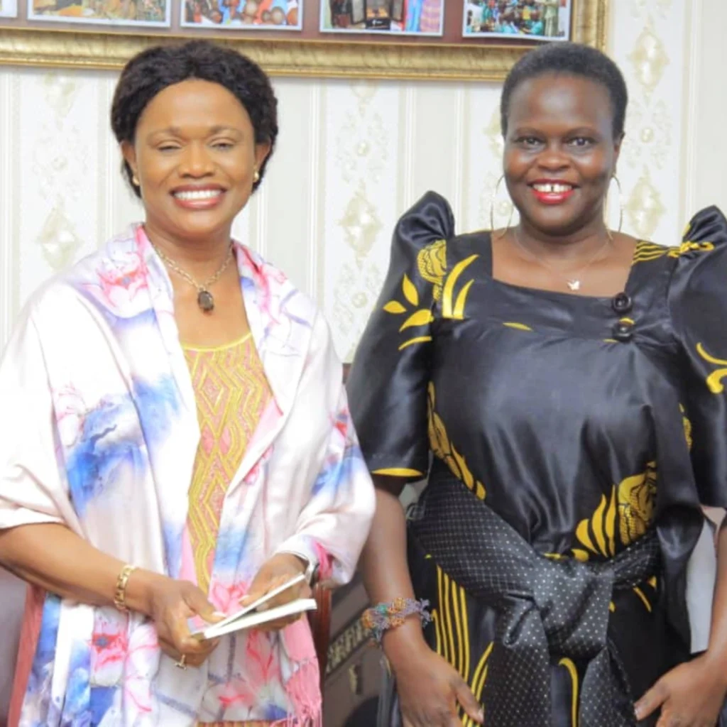 Beverley and the Queen.