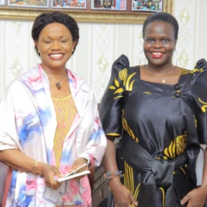 Beverley and the Queen.